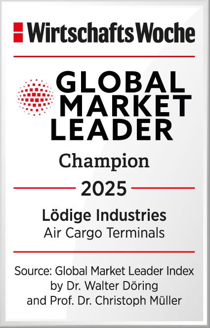 荣耀再续！罗地格连续七年获《WirtschaftsWoche》全球航空货运站技术领导者称号(图1)