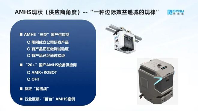 中国企业在“物流技术天花板”AMHS领域表现如何？——新施诺王宏玉：国产化AMHS现状及趋势(图4)
